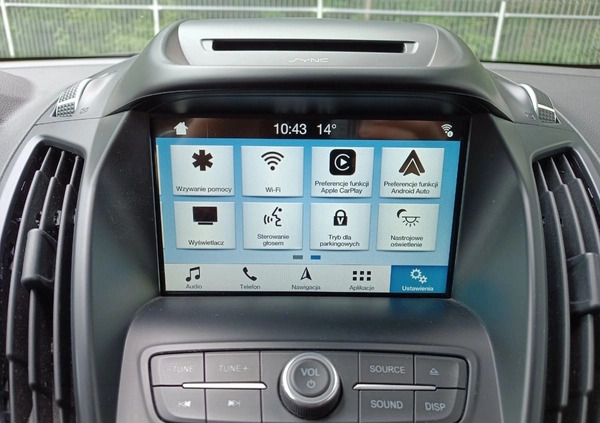 Ford Kuga cena 74900 przebieg: 84061, rok produkcji 2018 z Poznań małe 631
